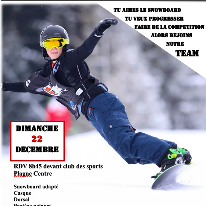 RECRUTEMENT SNOWBOARD