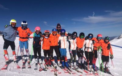 Les groupes U14 et U16 à Hintertux