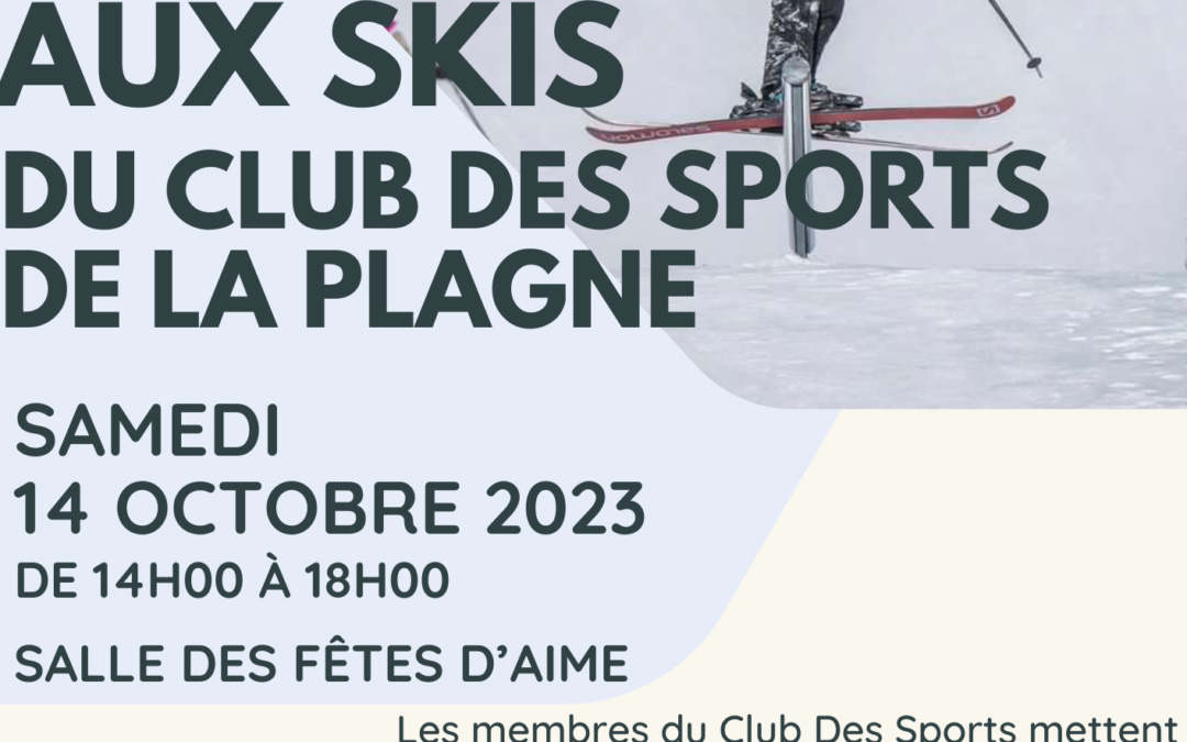 BOURSE AUX SKIS